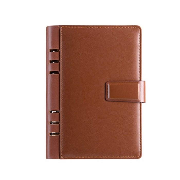Brown Magnetic Closure Leather Diary Brown Magnetic Closure Leather Diary