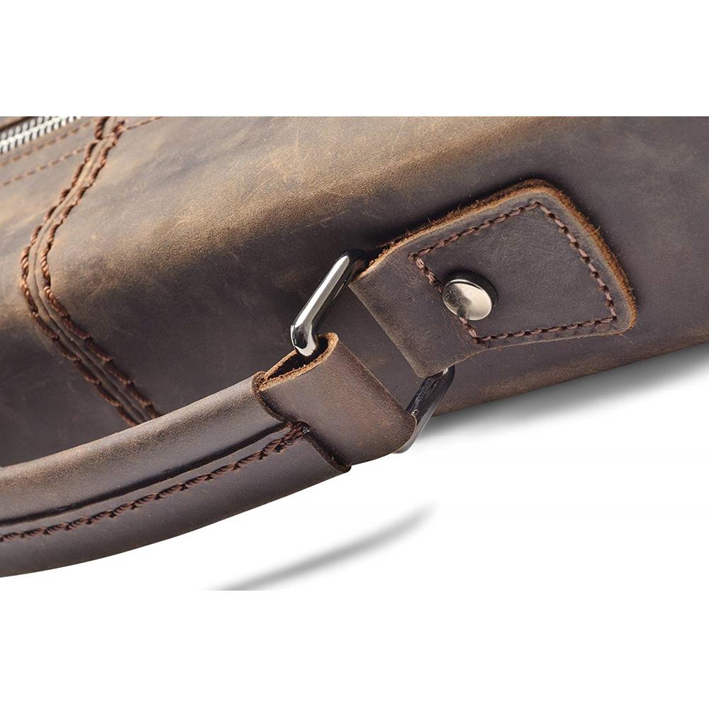 A4 Brown Leather Briefcase-5 A4 Brown Leather Briefcase-5