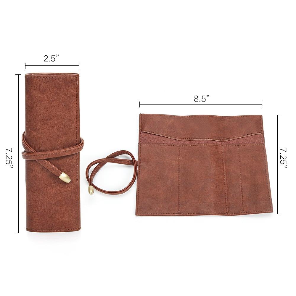 Leather Rollup Pen Bag-6