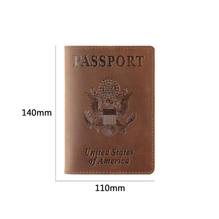 custom logo passport holder