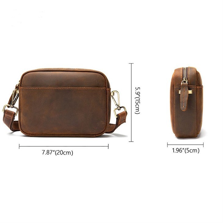 crazy horse crossbody bag