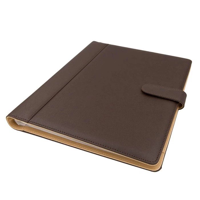 Hardcover 3 Ring Binder A4 Leather Diary