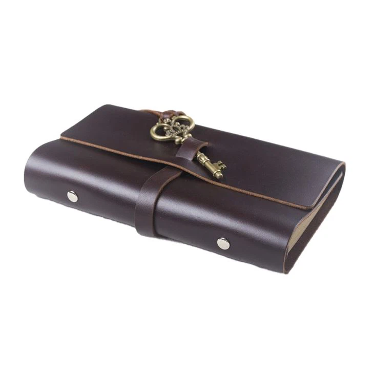 Key Pendant Genuine Leather Diary Handmade
