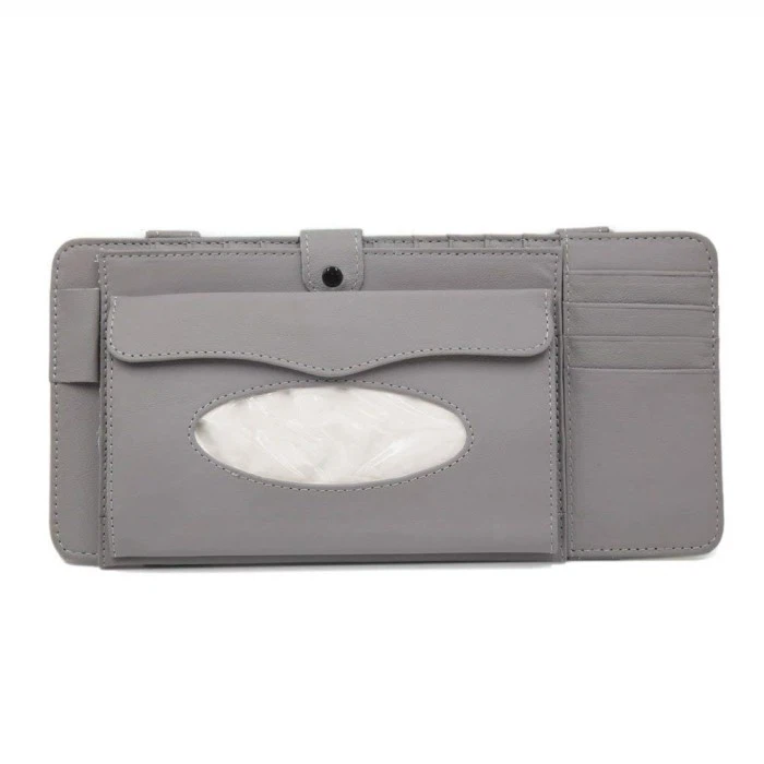Thin Car Use PU Leather Tissue Holder