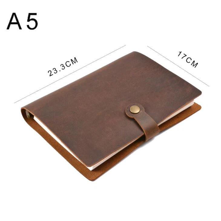 Crazy Horse Refillable Journal Cover