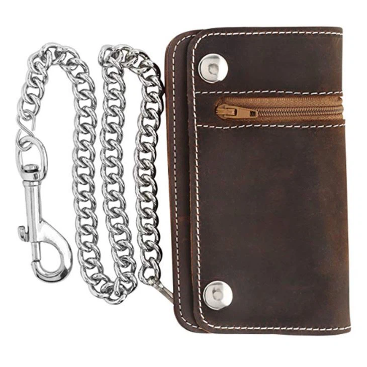 Leather Wallet Biker Style Leather Wallet Biker Style