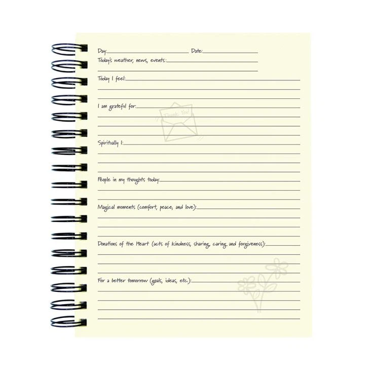 School Planner Spiral Gratitude Journal