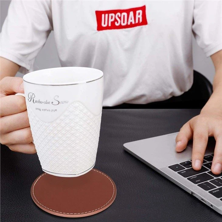 Leather Drink Coaster Set Of 8