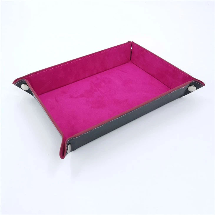chain display tray black leather chain display tray black leather