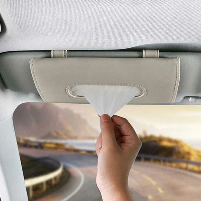 Visor Car Napkin Holder Tissue Case