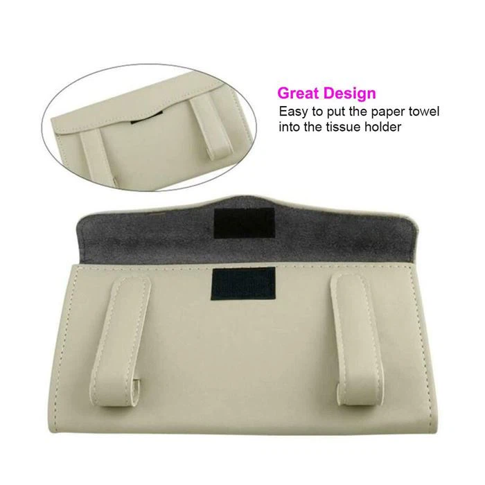 Visor Car Napkin Holder Tissue Case