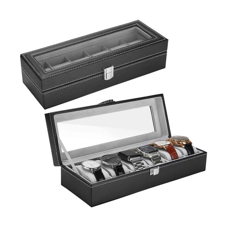 Leather Lockable Watch Box Leather Lockable Watch Box