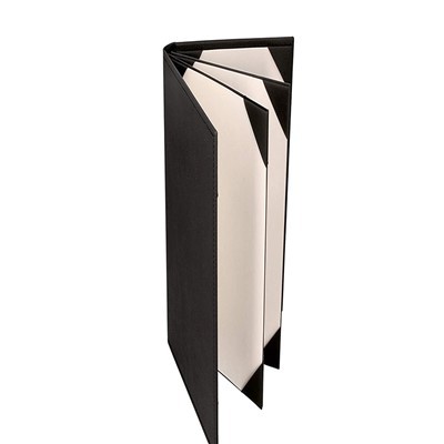 Folder Menu Kulit Hitam